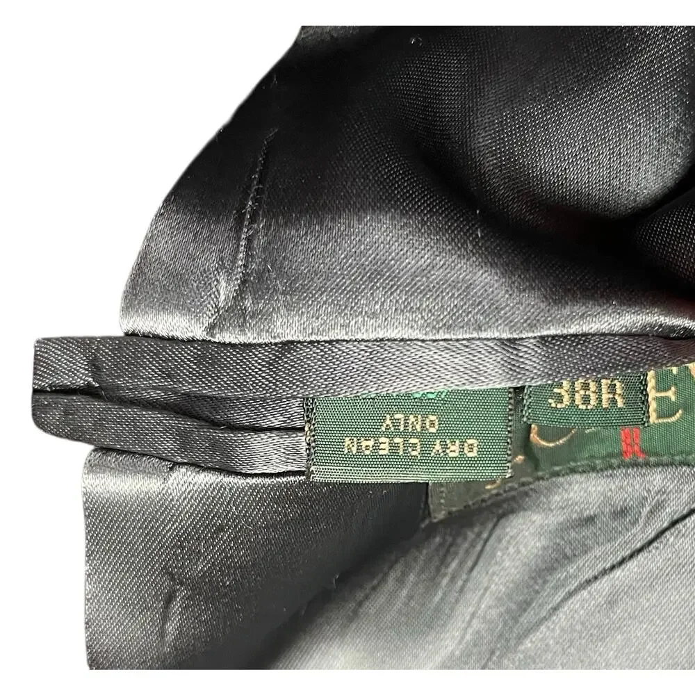 J. Crew 100% Wool Long Trench Coat Charcoal Gray Topcoat Overcoat Men's Size 38R - Picture 7 of 8